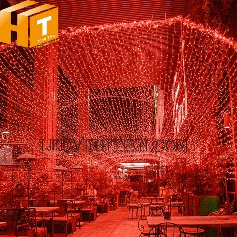 Đèn led trang trí cây thông noel ánh sáng đỏ