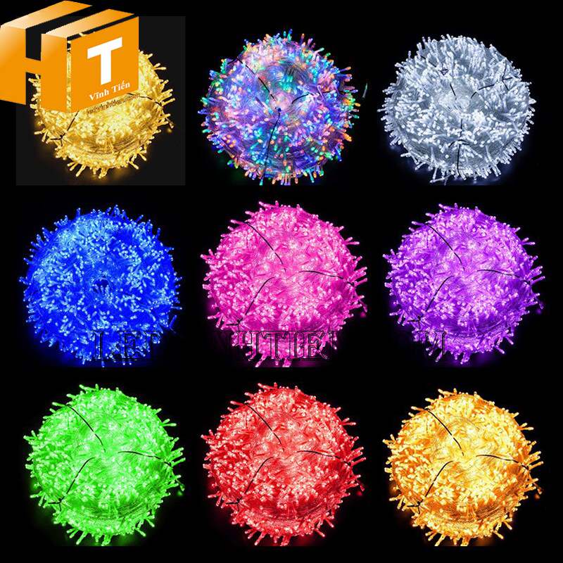Đèn led trang trí cây thông noel, loại tốt, 100m