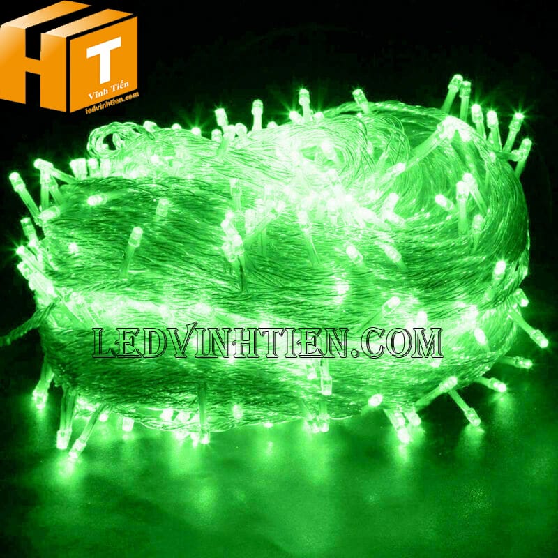 Đèn led noel 100m màu xanh lá