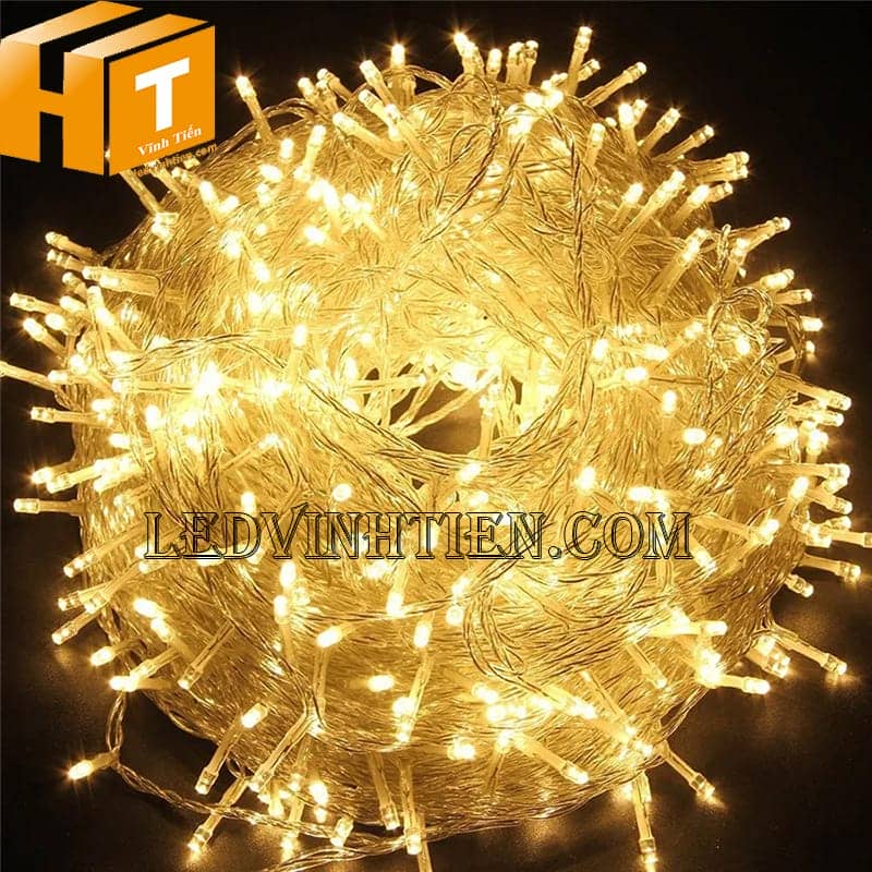 Đèn led trang trí cây thông noel, cuộn 100m, 220V