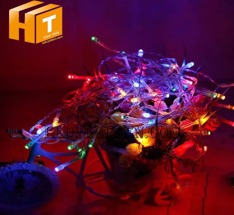 Đèn led dây trang trí noel đủ màu, cuộn 10m