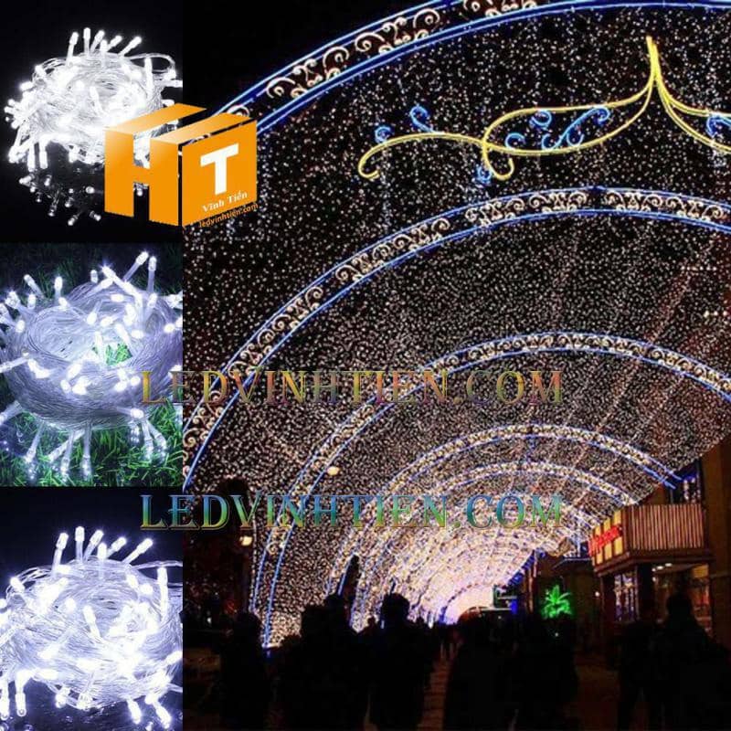 Mua đèn led noel 10m màu xanh lá tại HCM