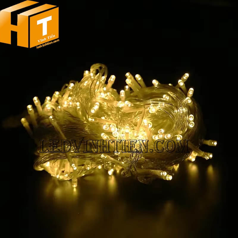 Dây đèn led trang trí noel màu vàng