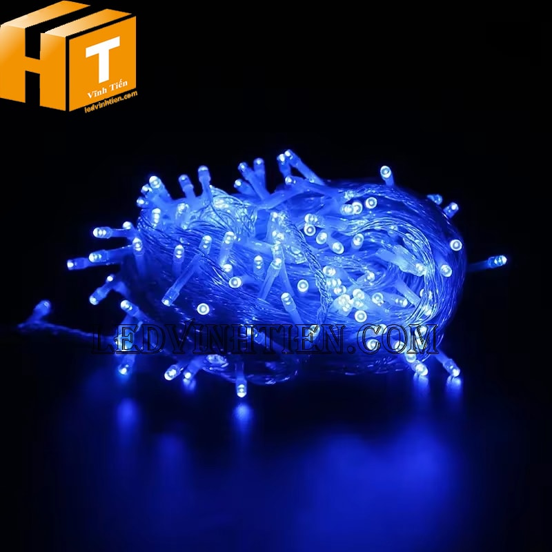 Dây đèn led trang trí noel màu xanh dương
