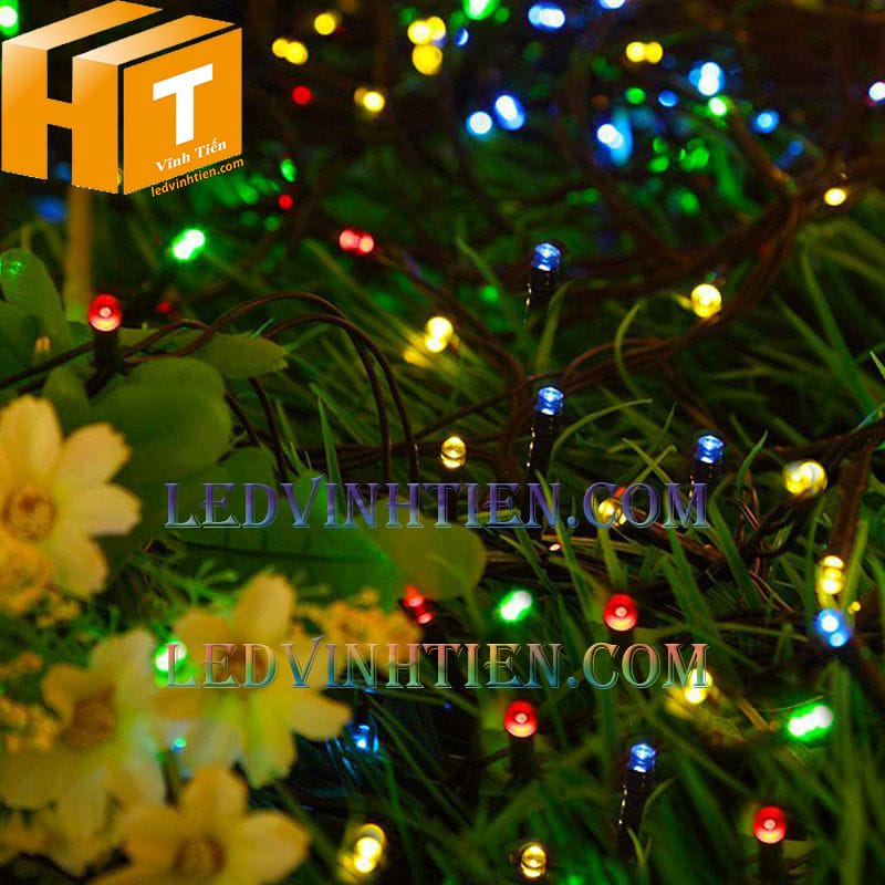 Đèn led trang trí noel 50m đủ màu