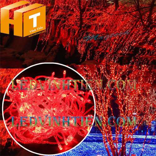 Dây đèn led trang trí noel màu đỏ
