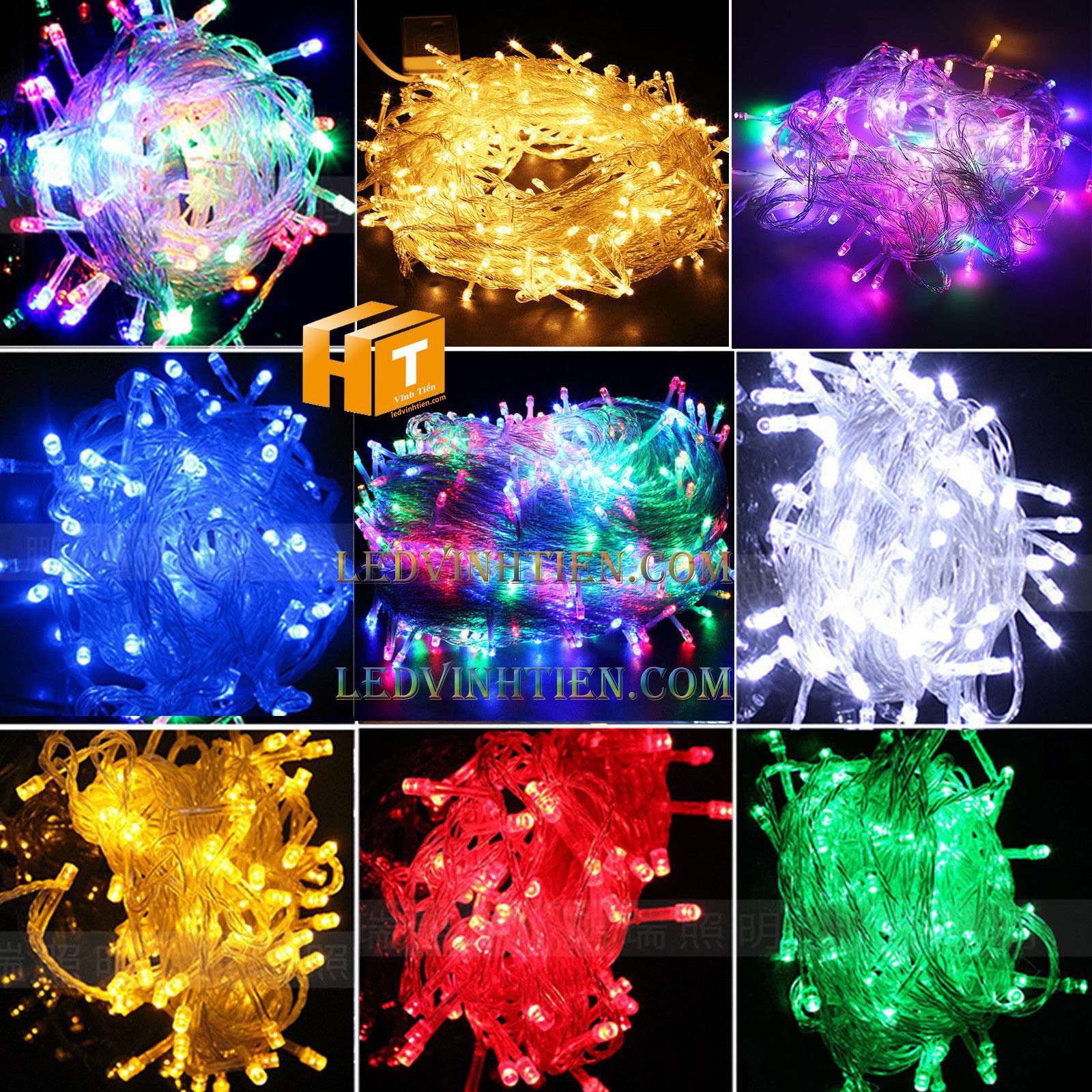 Dây đèn led trang trí ngoài trời chống nước