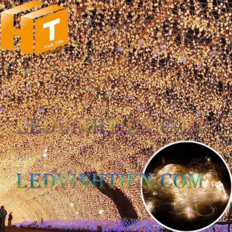 Đèn led trang trí noel màu vàng nắng loại tốt