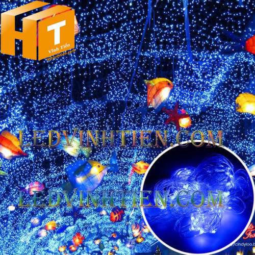 Đèn led trang trí noel màu xanh  dương loại tốt