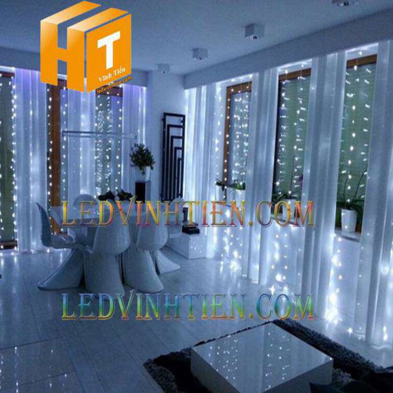 Đèn led trang trí màu tím 7m không chớp đồng tháp