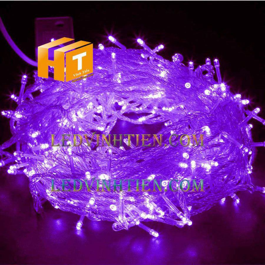 Đèn led trang trí màu tím 7m không chớp giá rẻ