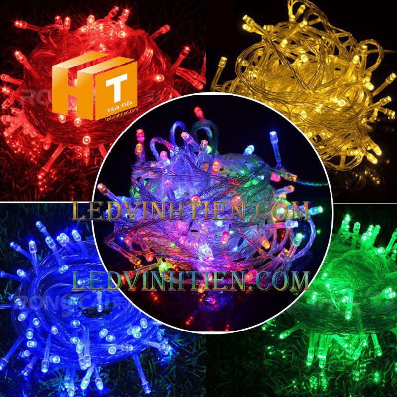 Dây đèn trang trí 8m đủ màu hà nội