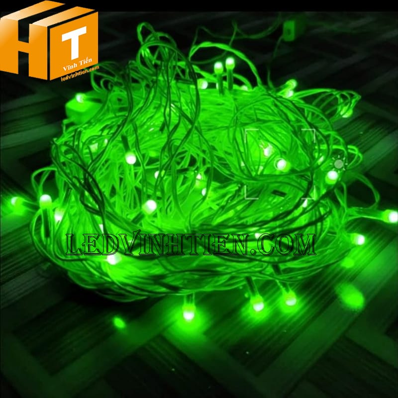Đèn led dây trang trí noel 8m màu xanh lá