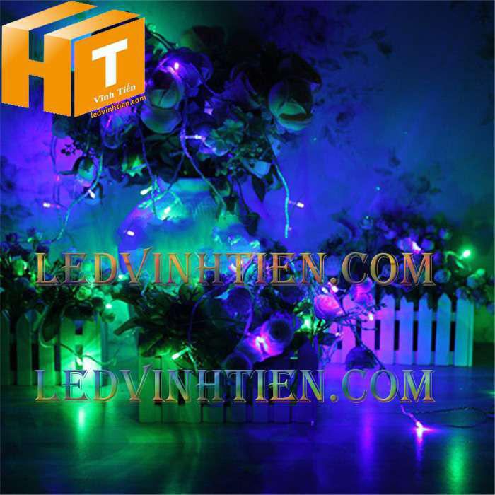 Đèn led trang trí cây thông noel, sợi 8m