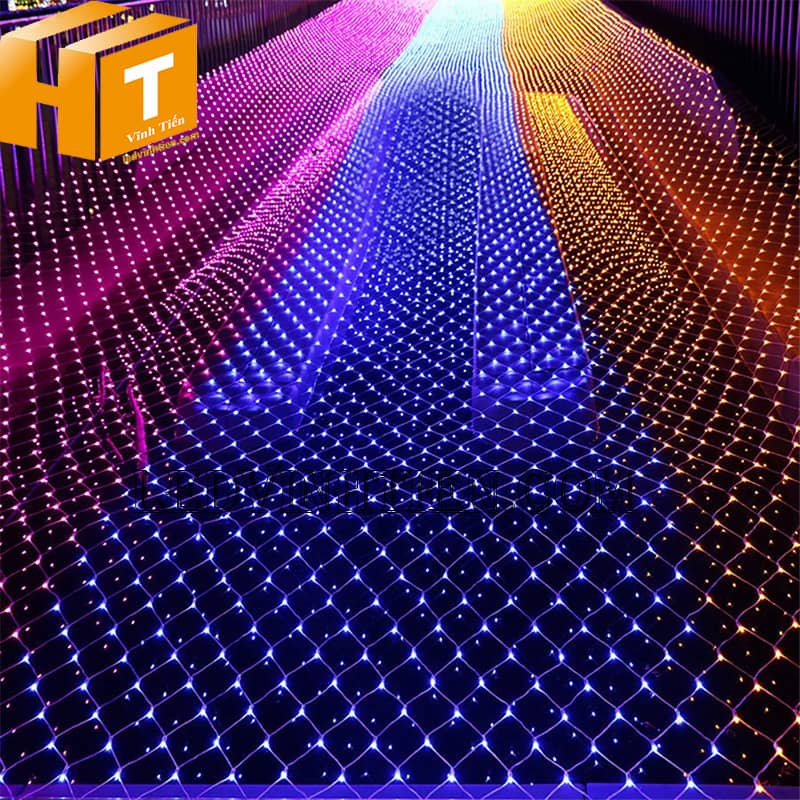 Đèn led lưới mắt cáo dạng rèm loại tốt