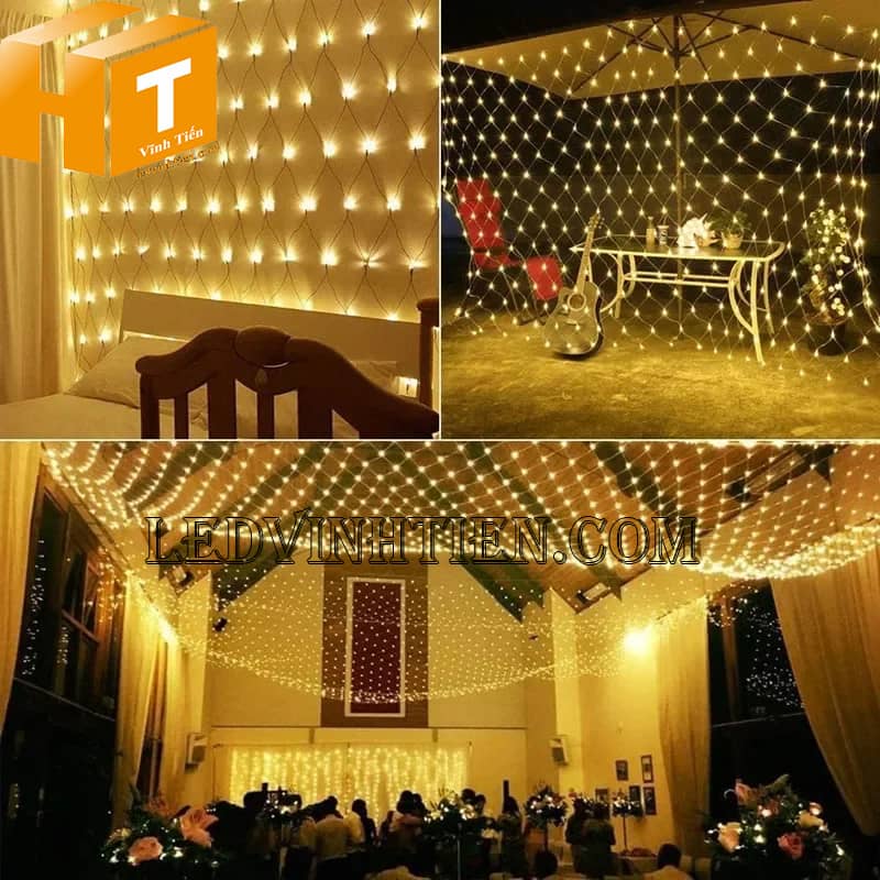 Đèn led lưới mắt cáo chống mưa