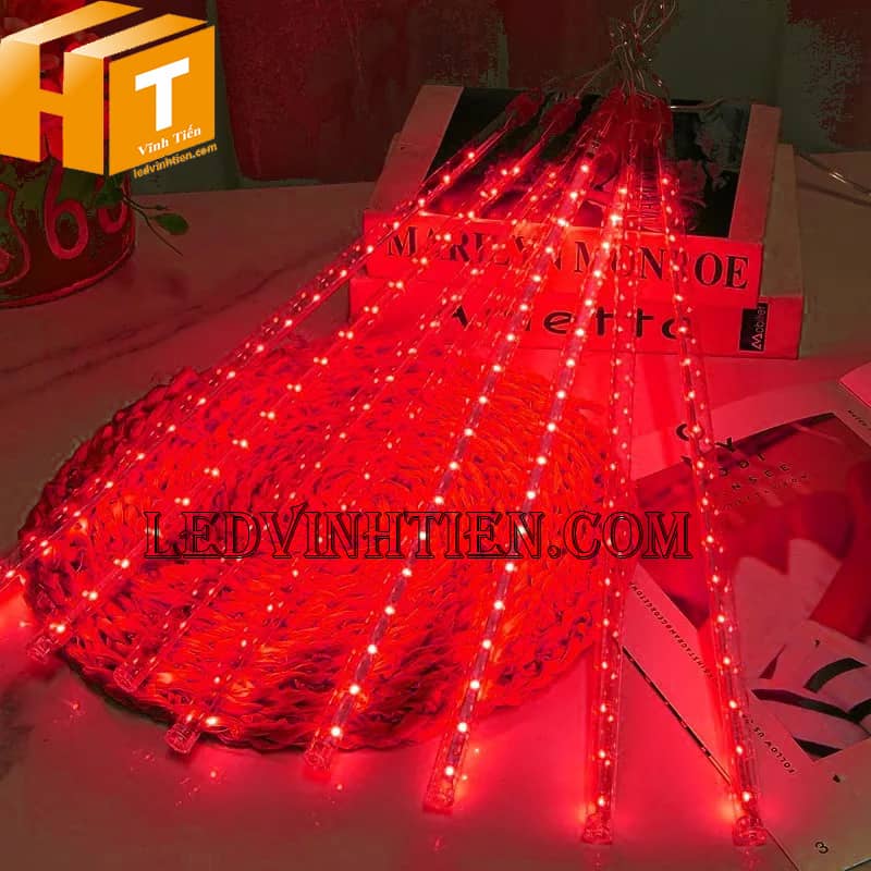 Đèn led sao băng chống nước màu đỏ