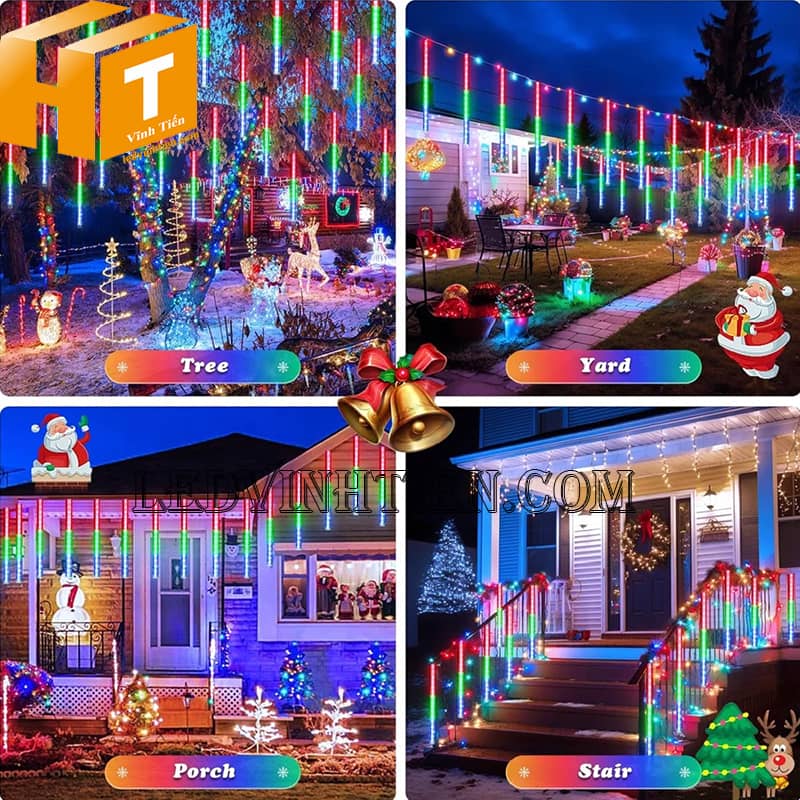 Đèn led sao băng chống nước dùng ngoài trời