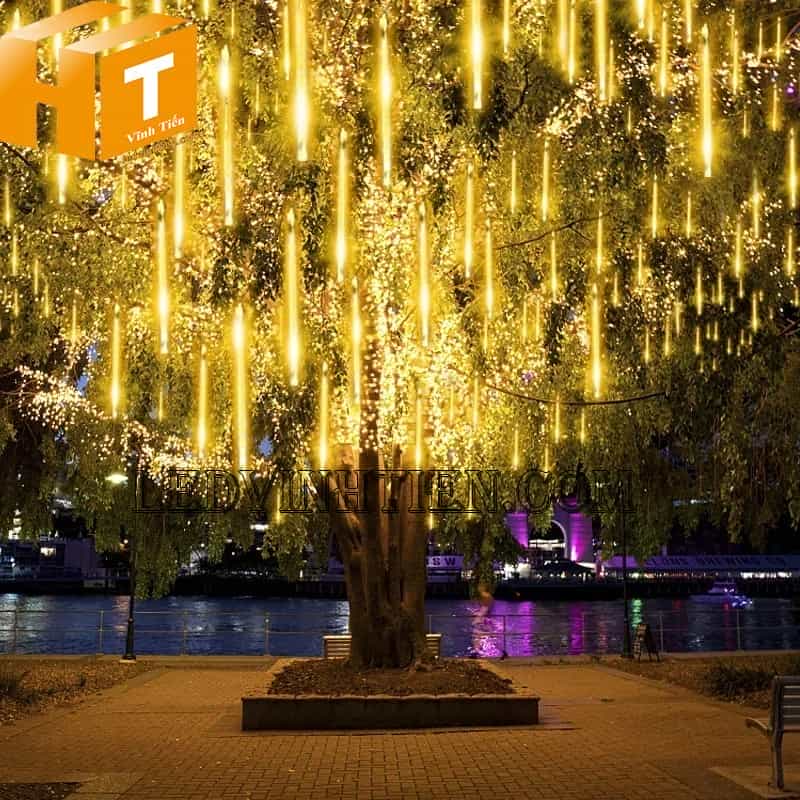 Đèn led sao băng ánh sáng vàng