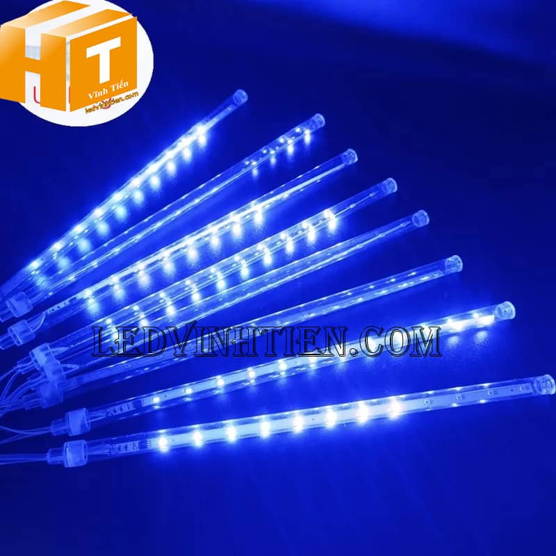 Đèn led sao băng chống nước màu xanh dương
