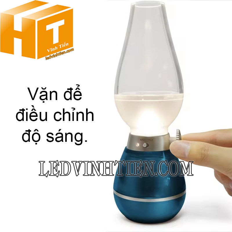 Đèn dầu sạc thổi tắt giá rẻ