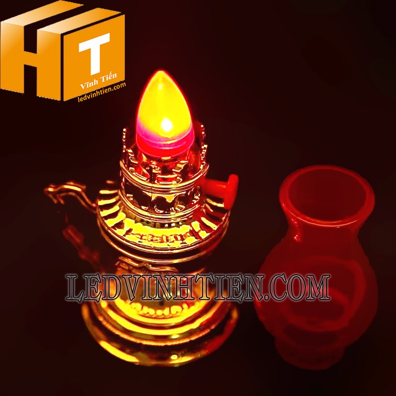 Đèn dầu điện tử dùng pin siêu sáng