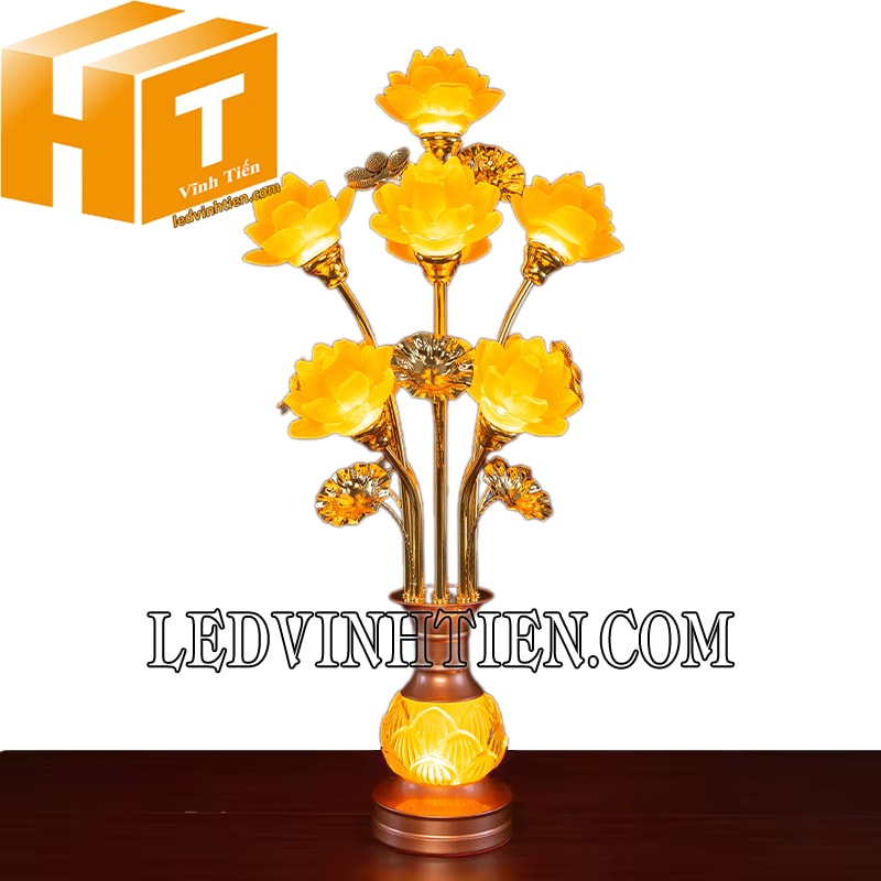 Đèn hoa sen 9 bóng loại tốt