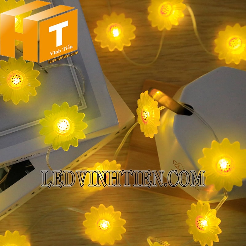 Dây đèn led hoa cúc siêu sáng