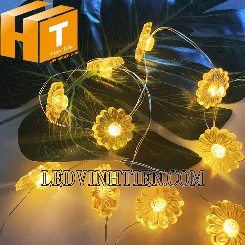Dây led hình hoa cúc 2 mét