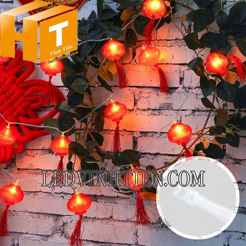 Dây led đèn lồng 2m 10 bóng siêu sáng