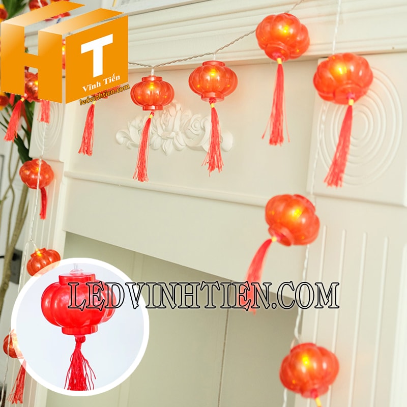 Dây lồng đèn led dùng pin