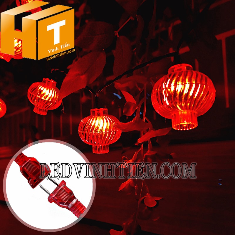 Dây led lồng đèn 4m5 trong suốt