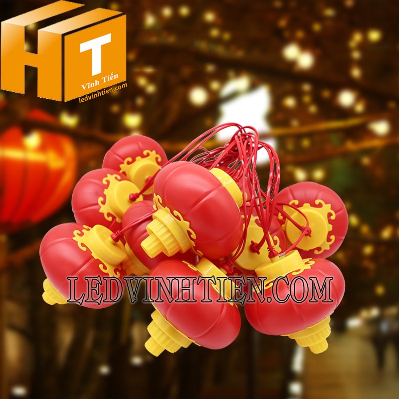 Dây đèn lồng led 5 mét 10 bóng