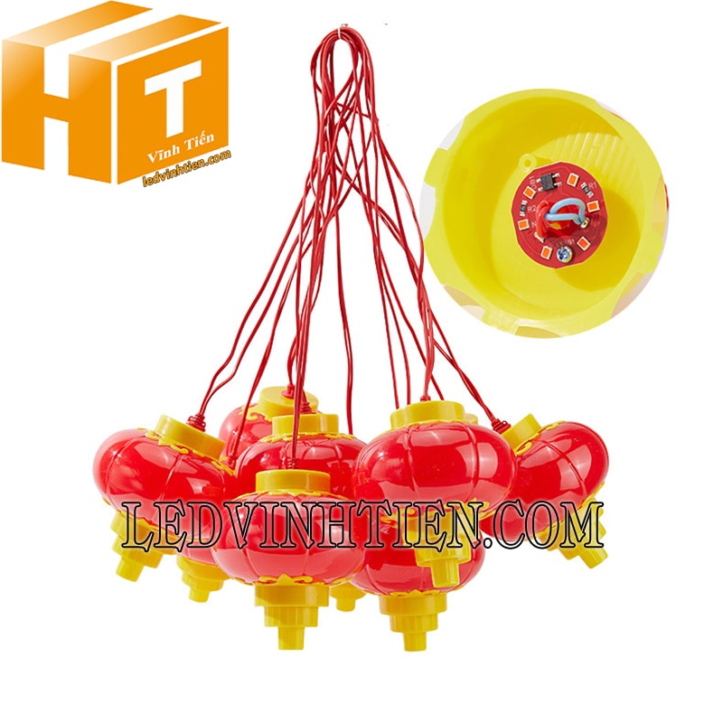 Dây led đèn lồng 5 mét 10 bóng siêu sáng