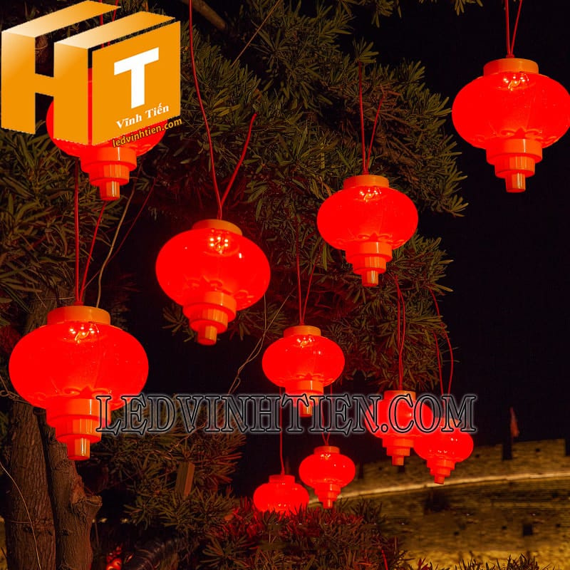 Dây led lồng đèn màu đỏ siêu sáng