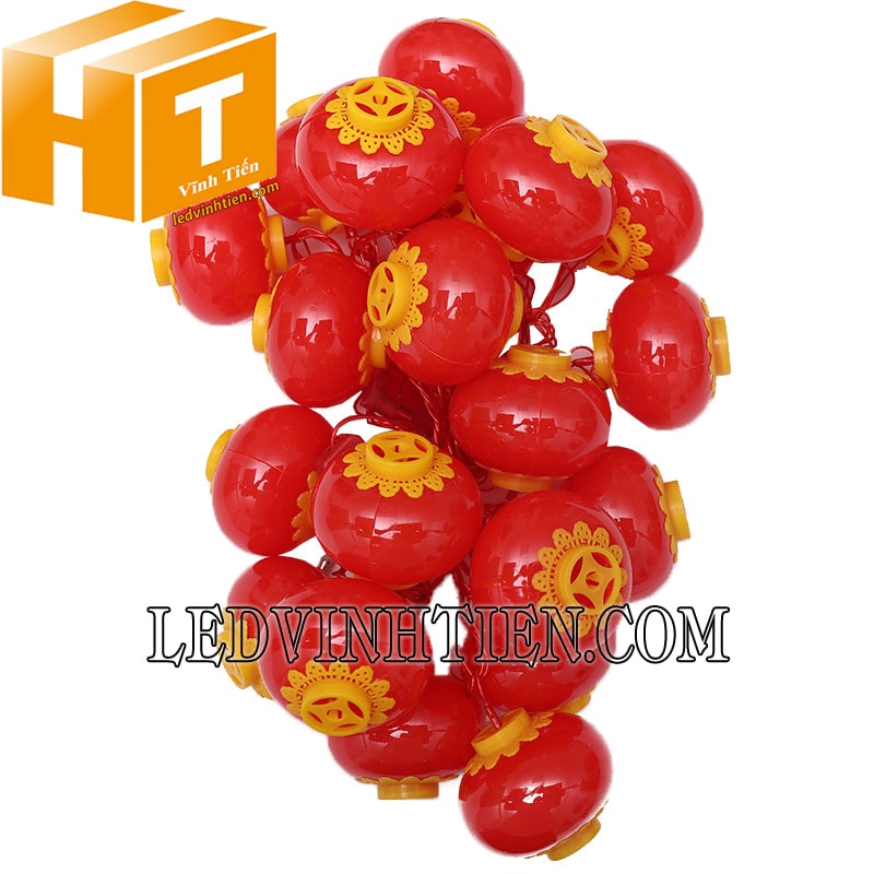 Dây led đèn lồng 5m màu đỏ