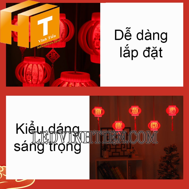 Led đèn lồng đỏ chữ vạn sự như ý