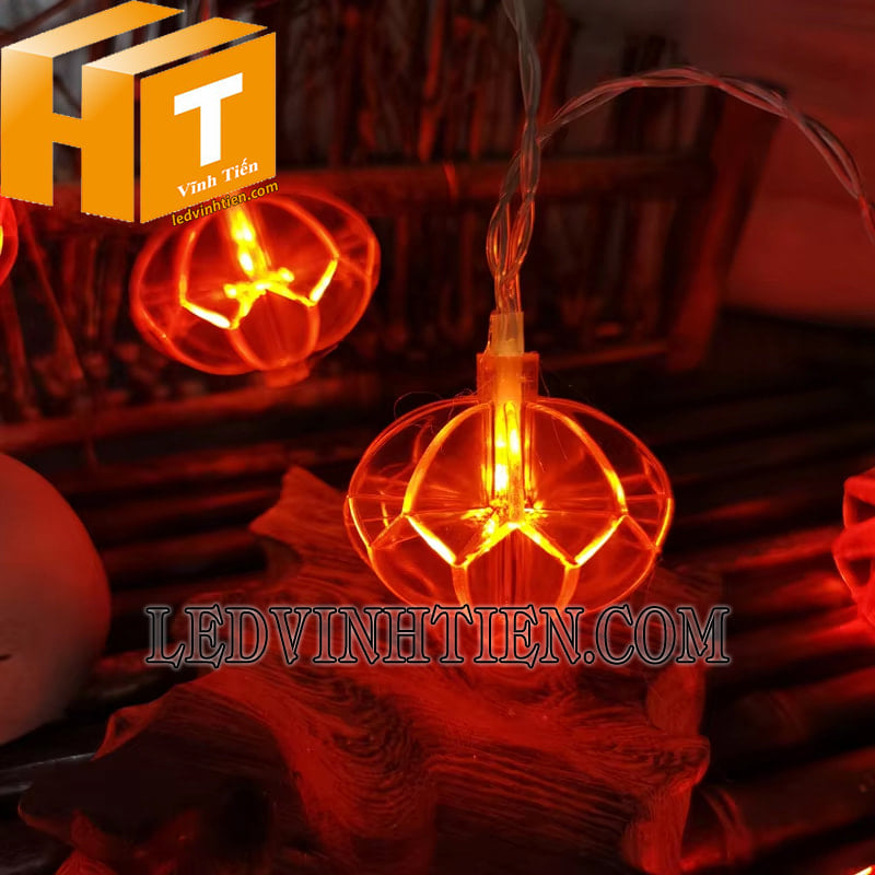Dây led đèn lồng màu đỏ siêu sáng
