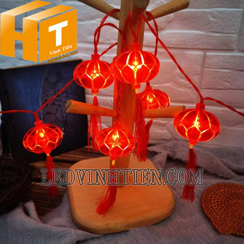 Dây led lồng đèn màu đỏ