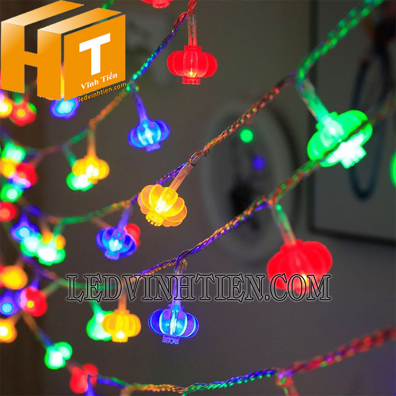 Dây led lồng đèn khía 5m 16 bóng