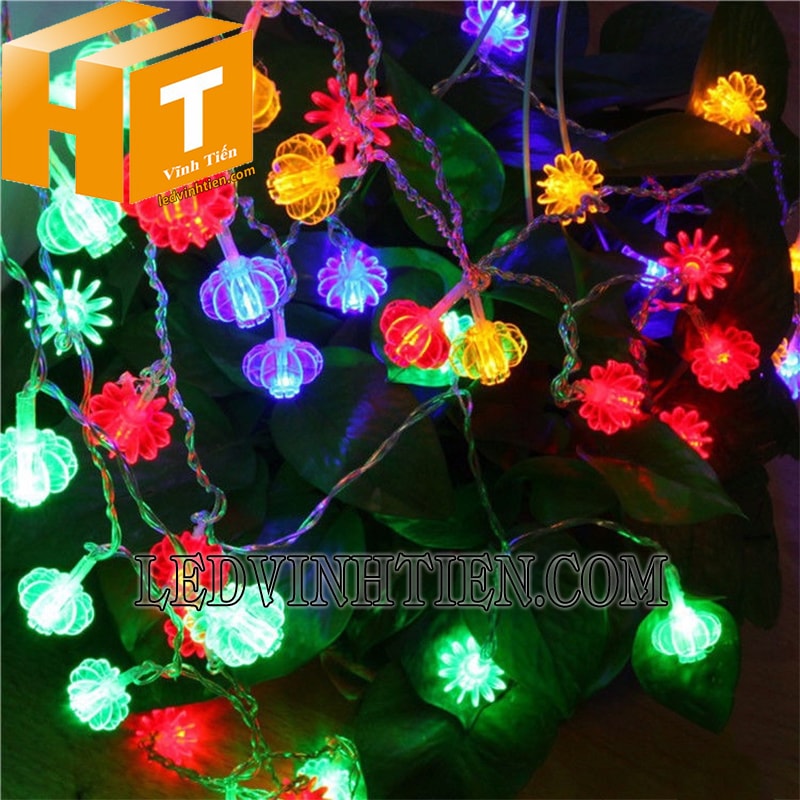 Dây led lồng đèn khía đủ màu giá rẻ