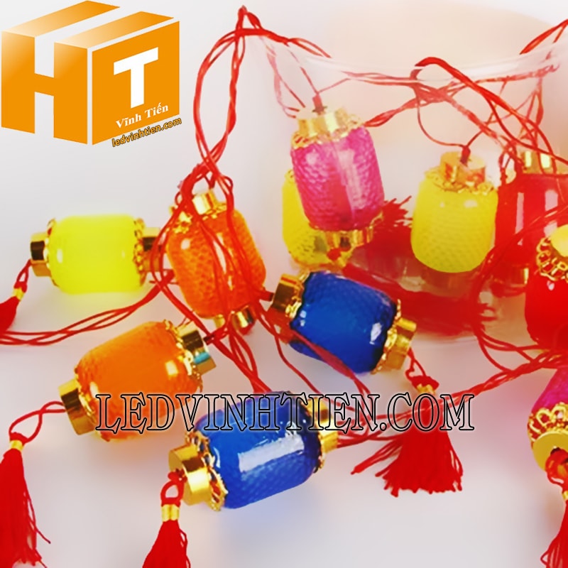 Dây led lồng đèn đủ màu 5m 20 bóng