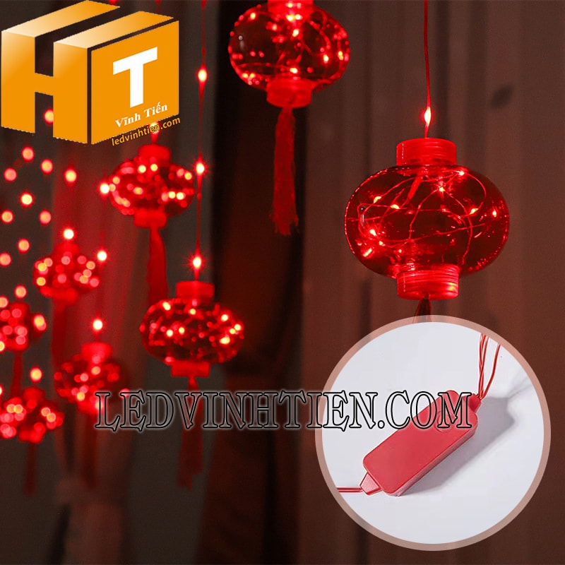 Dây đèn lồng led thả rèm