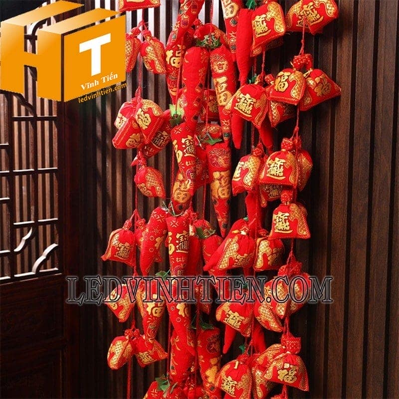 Dây treo tài lộc 16 túi