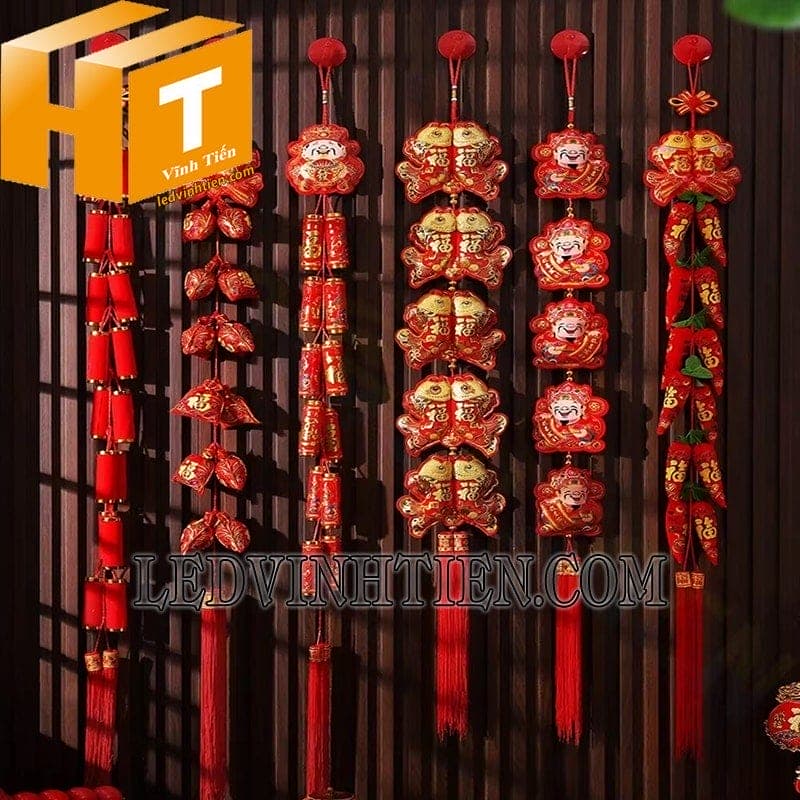 Dây treo tài lộc màu đỏ loại tốt