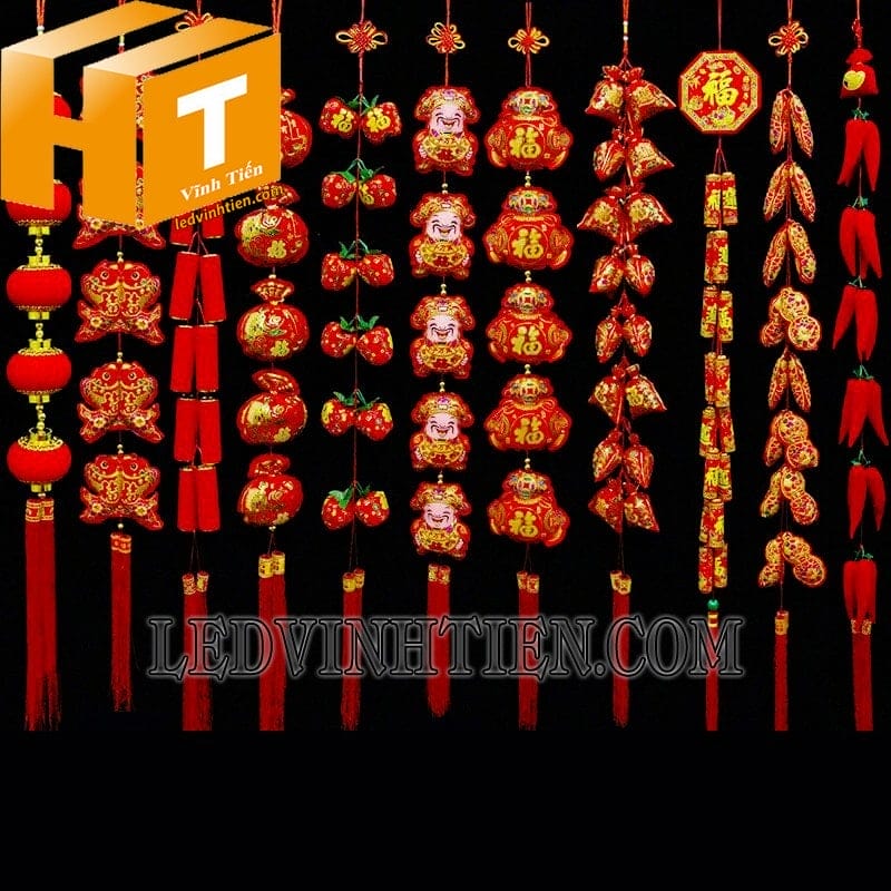 Dây treo tài lộc trang trí tết