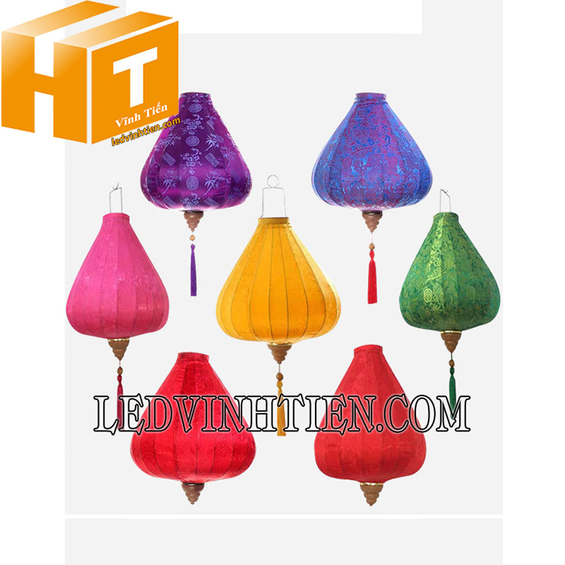 Lồng đèn Hội An kiểu củ tỏi ngược