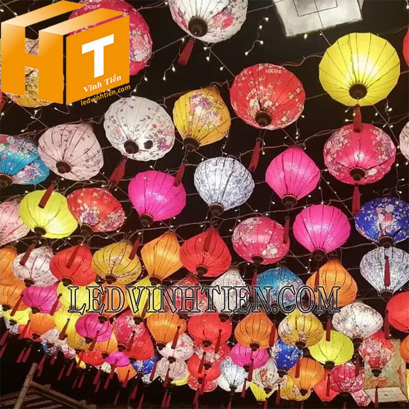 Lồng đèn Hội An vải lụa