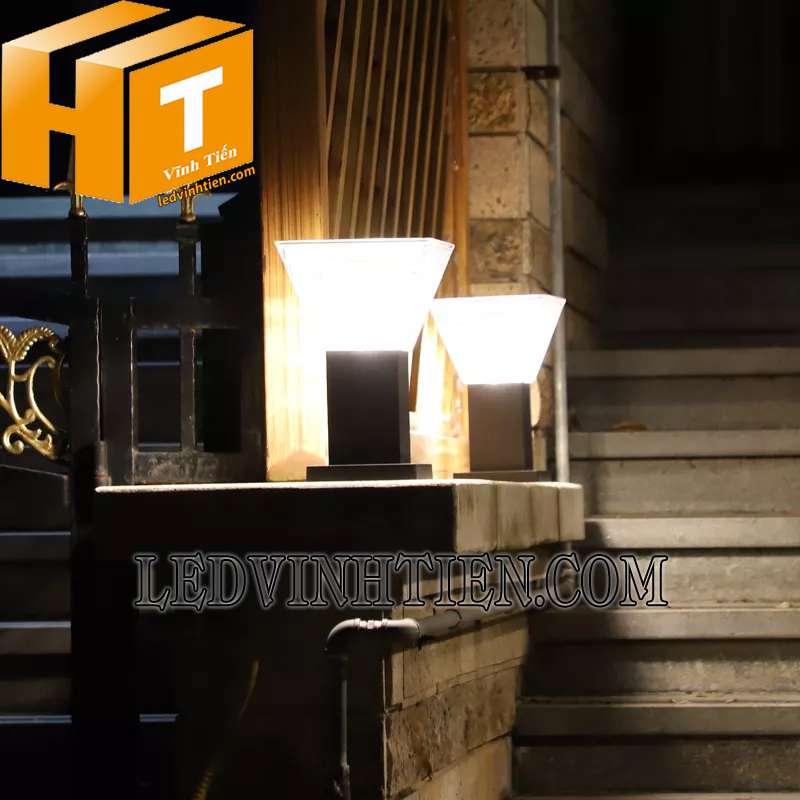 đèn trụ cổng năng lượng mặt trời 15W loại tốt