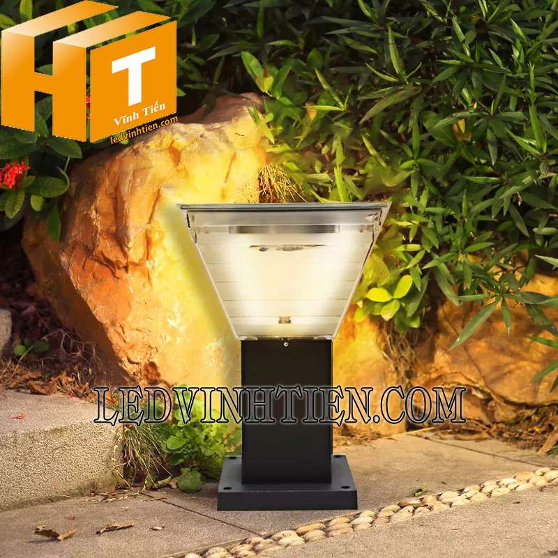 đèn trụ cổng năng lượng mặt trời 15W hàng loại tốt